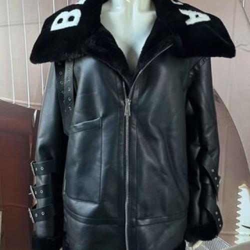 PU BONDED WITH FUR JACKET