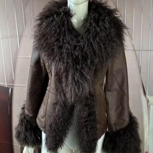 FUR BONDED WITH SUEDE JACKET
