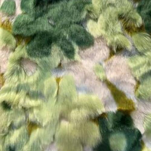  FAUX FOX FUR FABRIC WITH JACQUARD