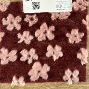 Faux Fox Fur with Jacquard