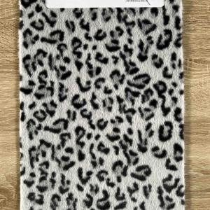 Faux Horsehair Fur With Leopard pattern