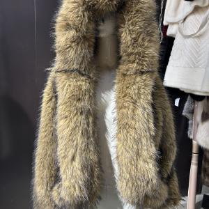 Faux Racoon Fur Jacket