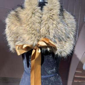 Faux Fox Fur Stole