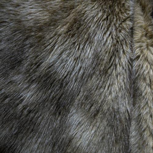 Faux Raccoon Fur With 2 Colors