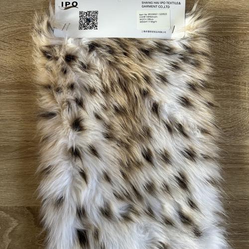 Pale Snow Leopard Faux Fur