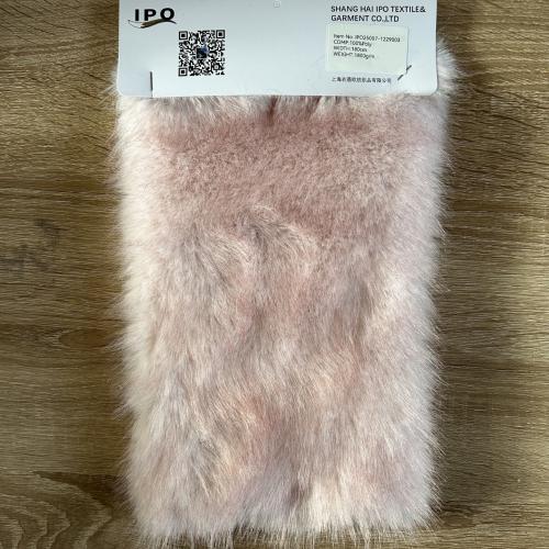 Pastel Pink Fox Fur