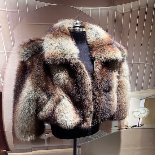 Faux Fox Fur Jacket
