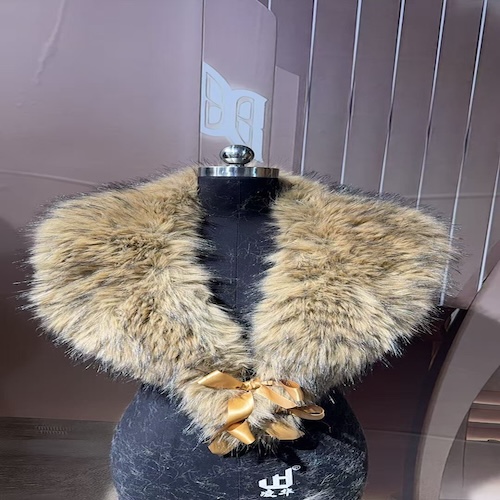 Faux Split Fox Fur Stole