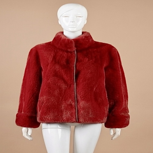 FAUX MINK FUR JACKET