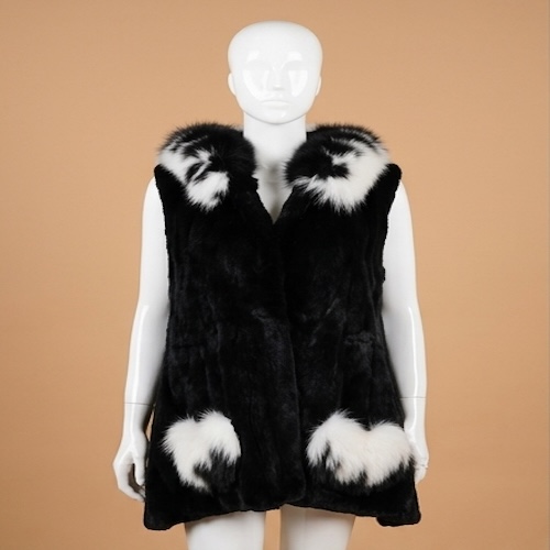 Faux Fur Rabbit Fur Coat.JPG